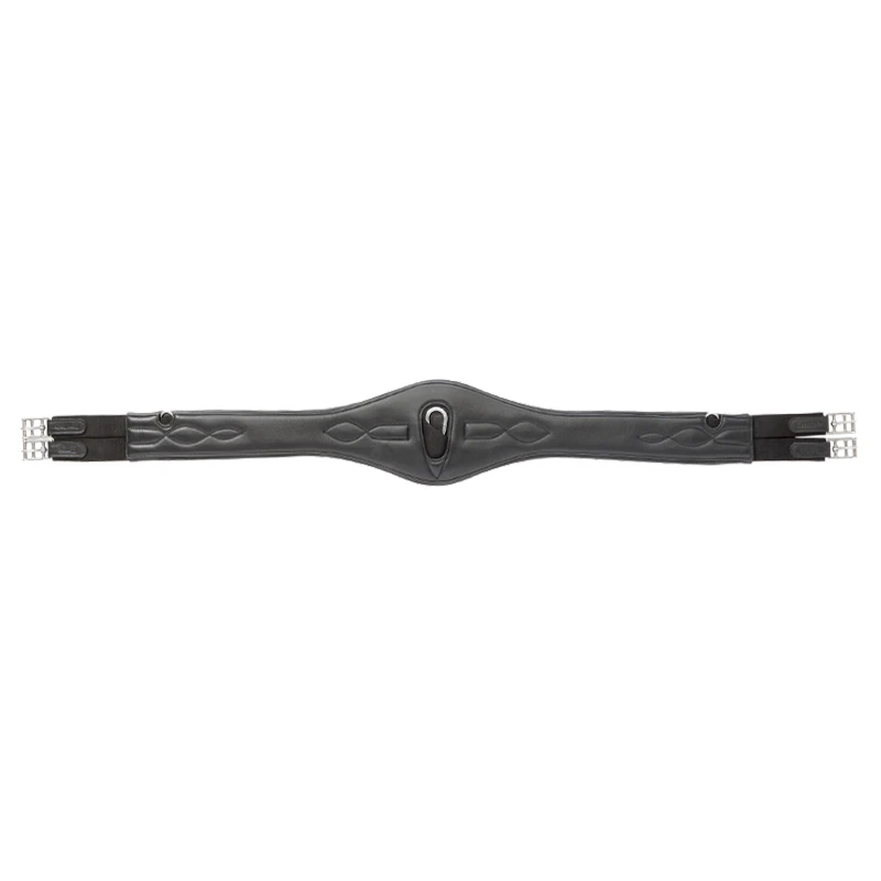 Ledersattelgurt SOFT COMFORT mit Elast