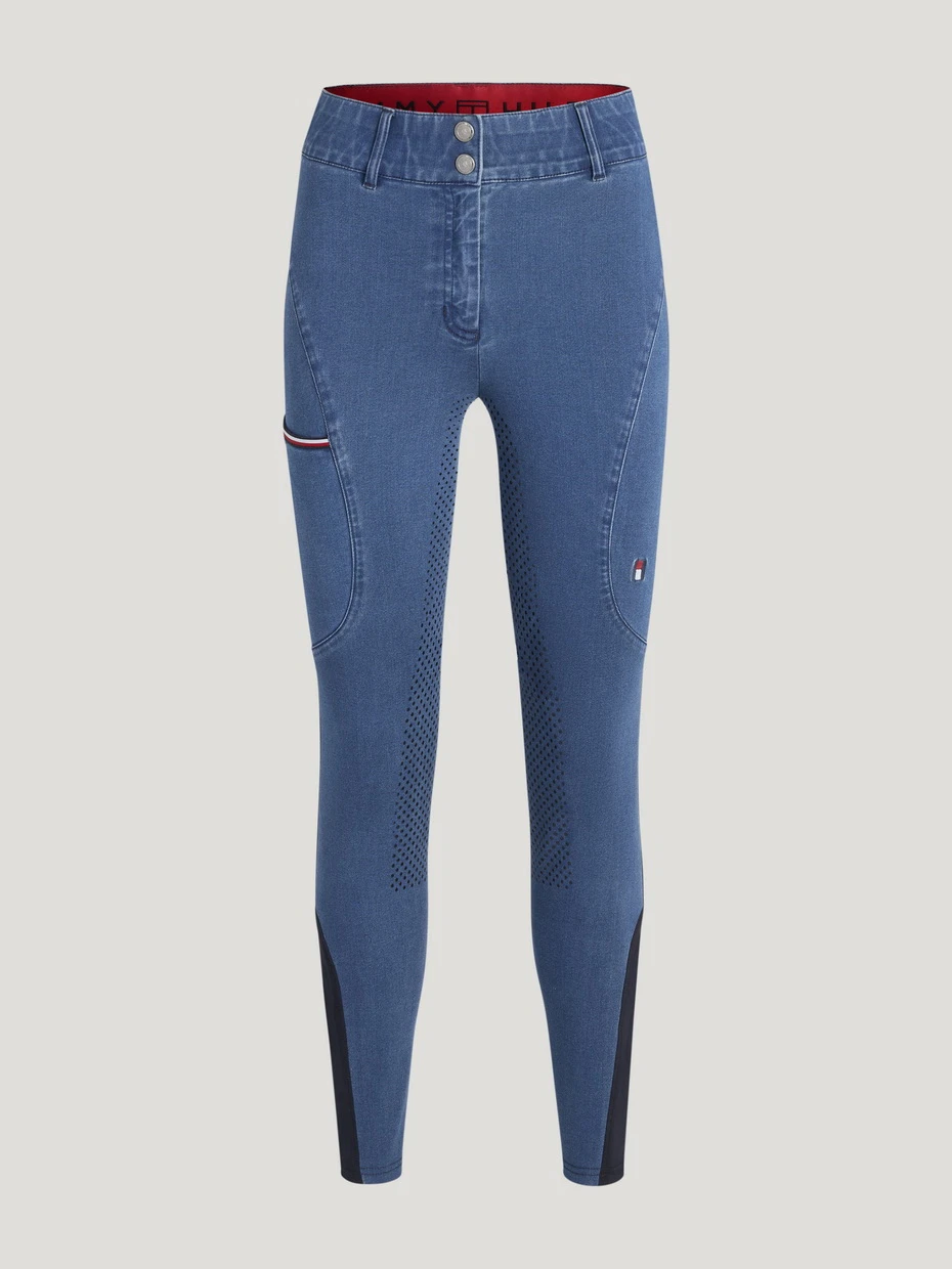 Damen TEXAS Denim Vollbesatz Reithose Heritage Sommer 2025