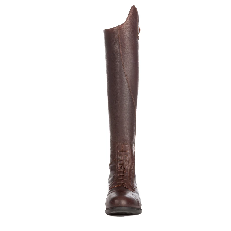 Leder Reitstiefel PROXIMO - geöltes Leder braun