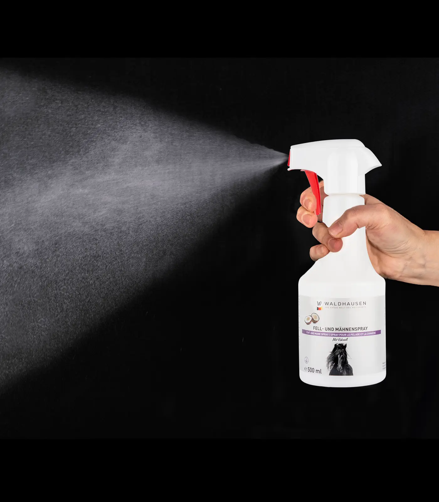 Coat and Mane Spray with coconut oil, 500 ml
