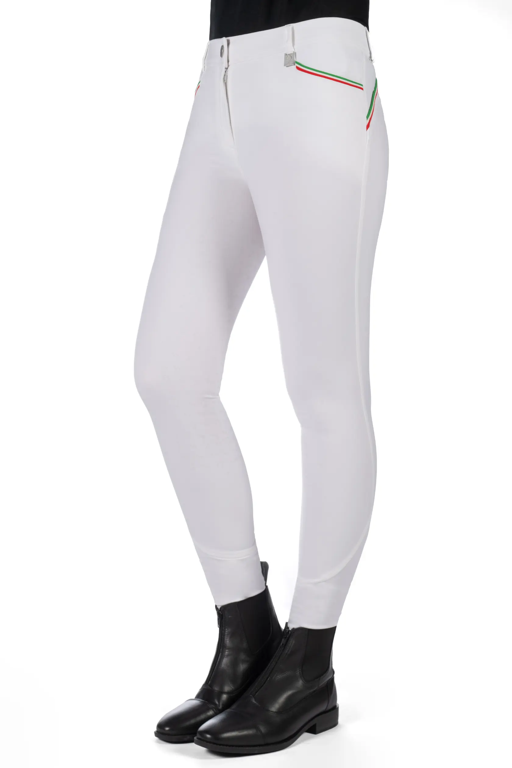 Damen Reithose LIVIGNO SPORTIVE Silikon-Vollbesatz