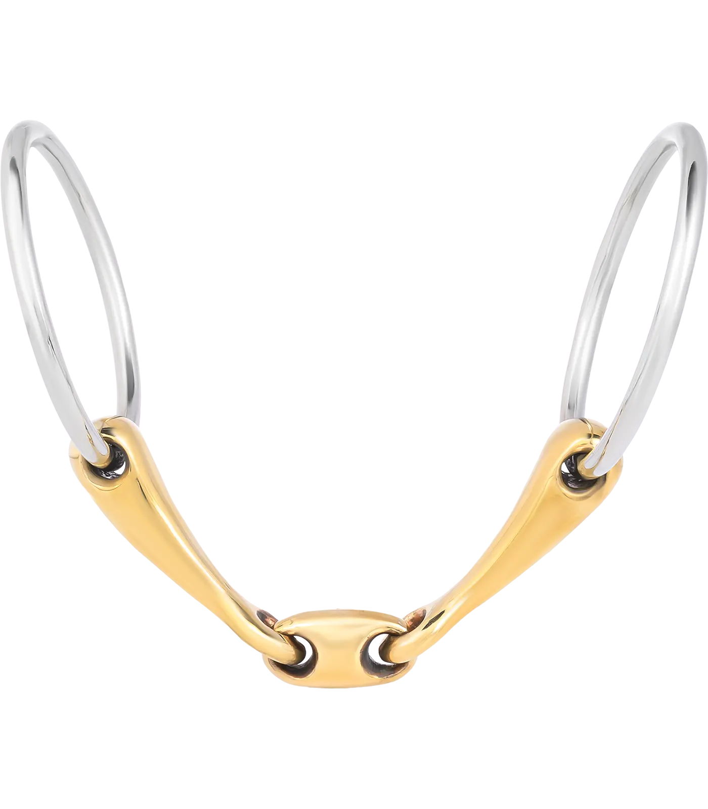 Cyprium Snaffle bit, double jointed