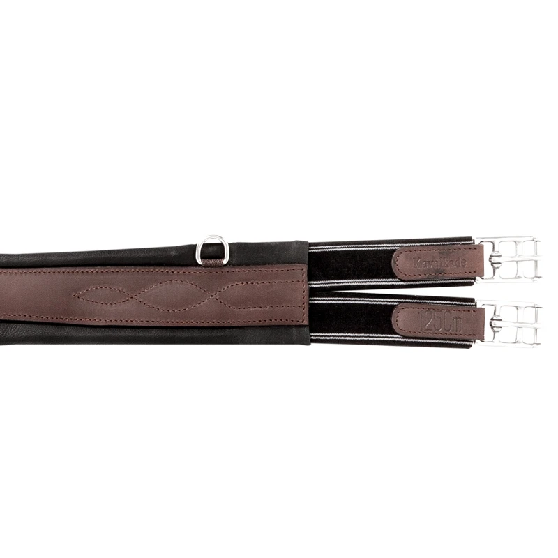 KAVALKADE Oiled Leather Longgirth "Foster Comfort", with elast