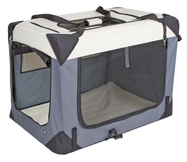 Transportbox Journey, 81x58x58cm, grau/beige