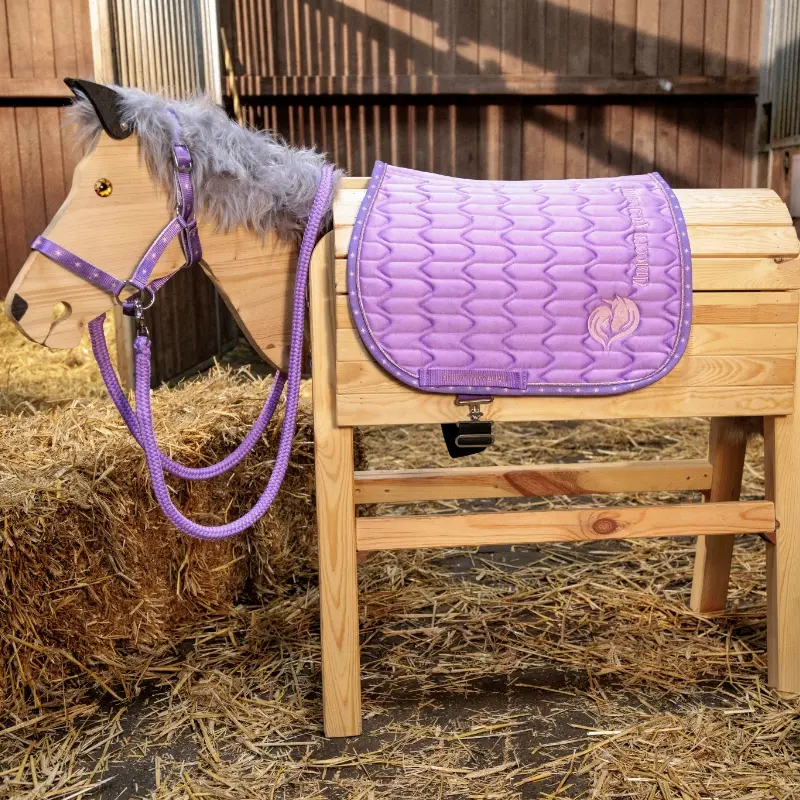 Holzpferde Schabracke "Unicorn Academy" Kids
