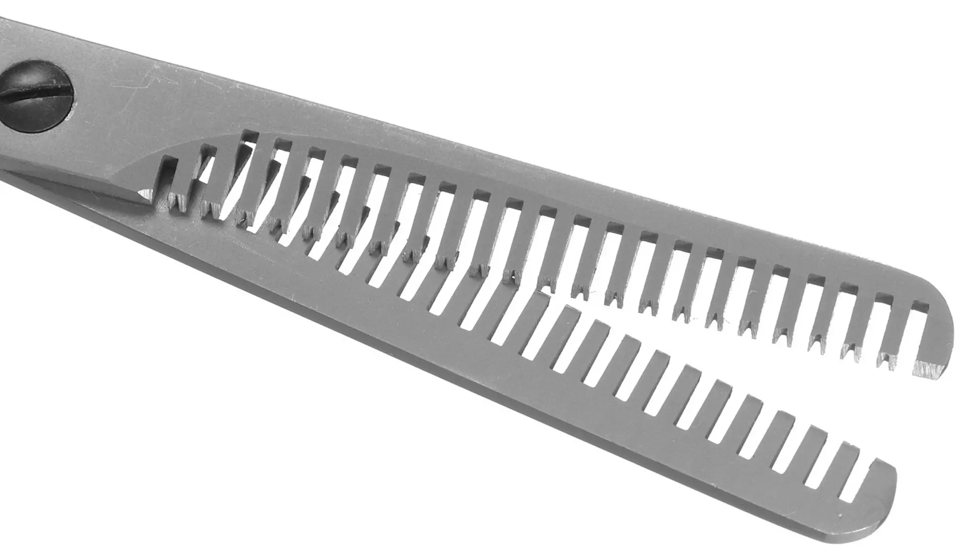 fur-thinning scissors, double-sided