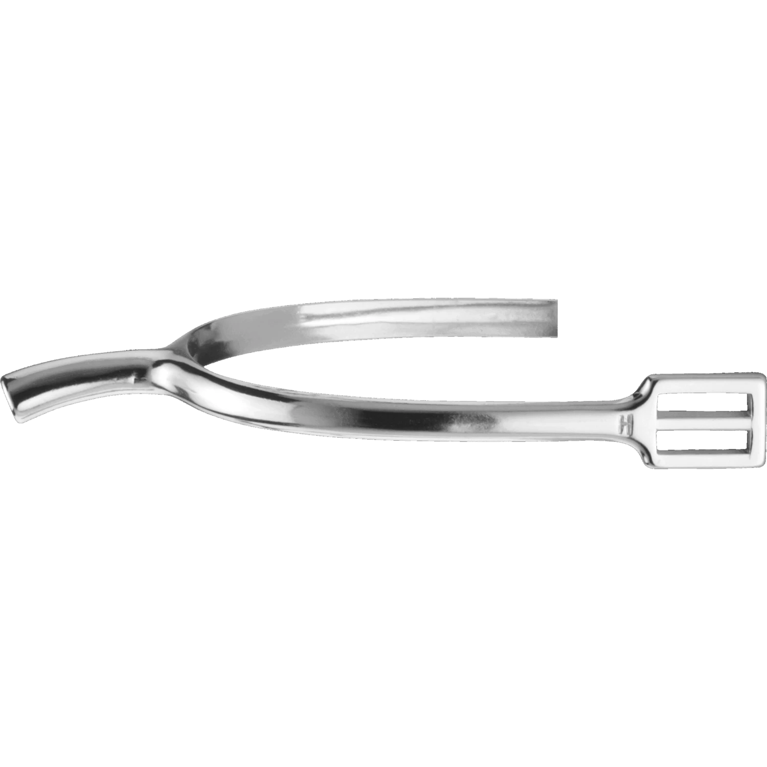 Spurs for men - Neverrust chrome plated, 30 mm flat