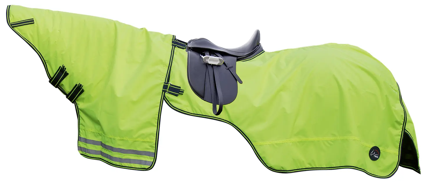 Ausreitdecke mit abnehmbaren Halsteil