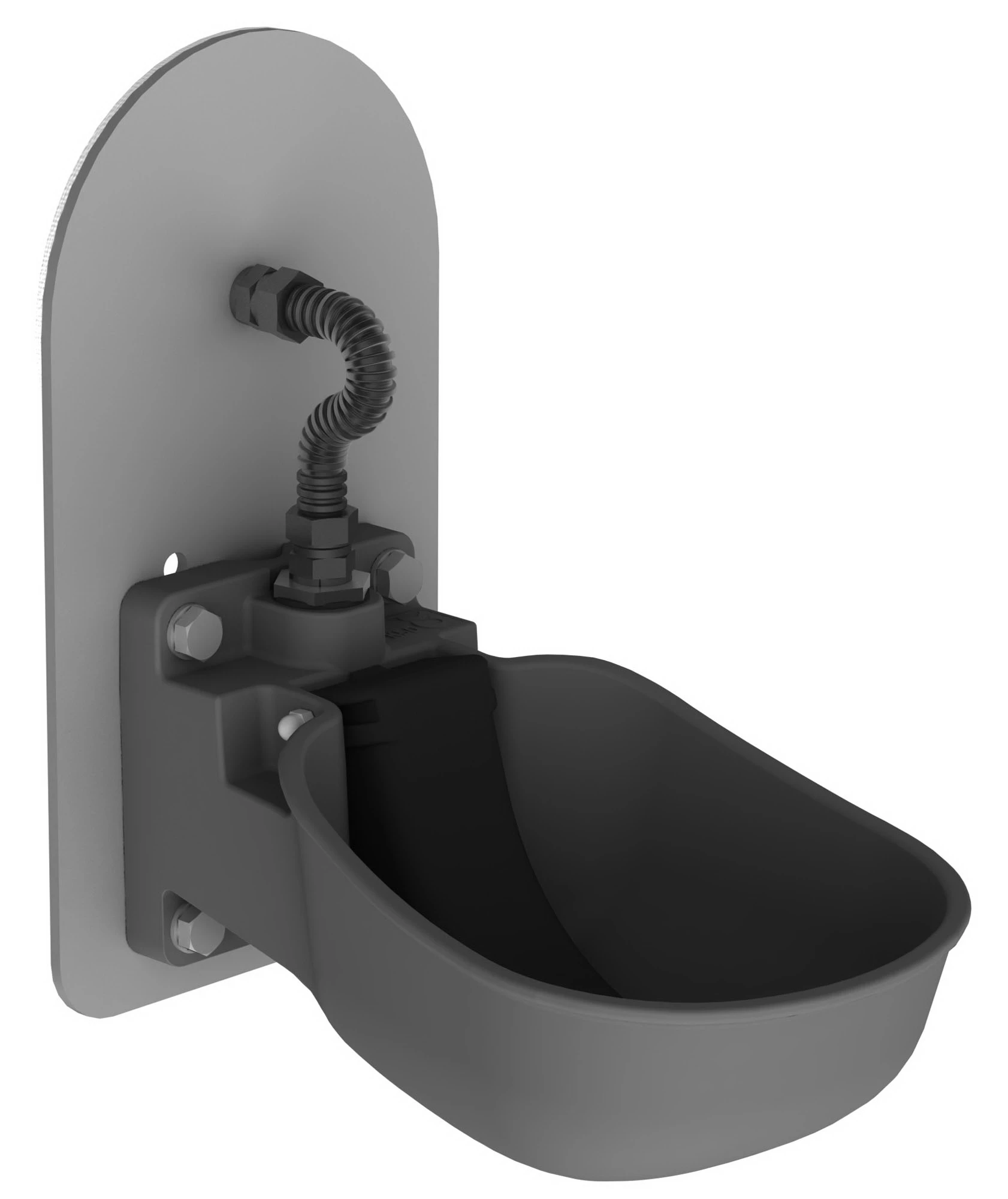 Adapterplatte f. Tränkebecken KN50/N20, für Weidefassanbau