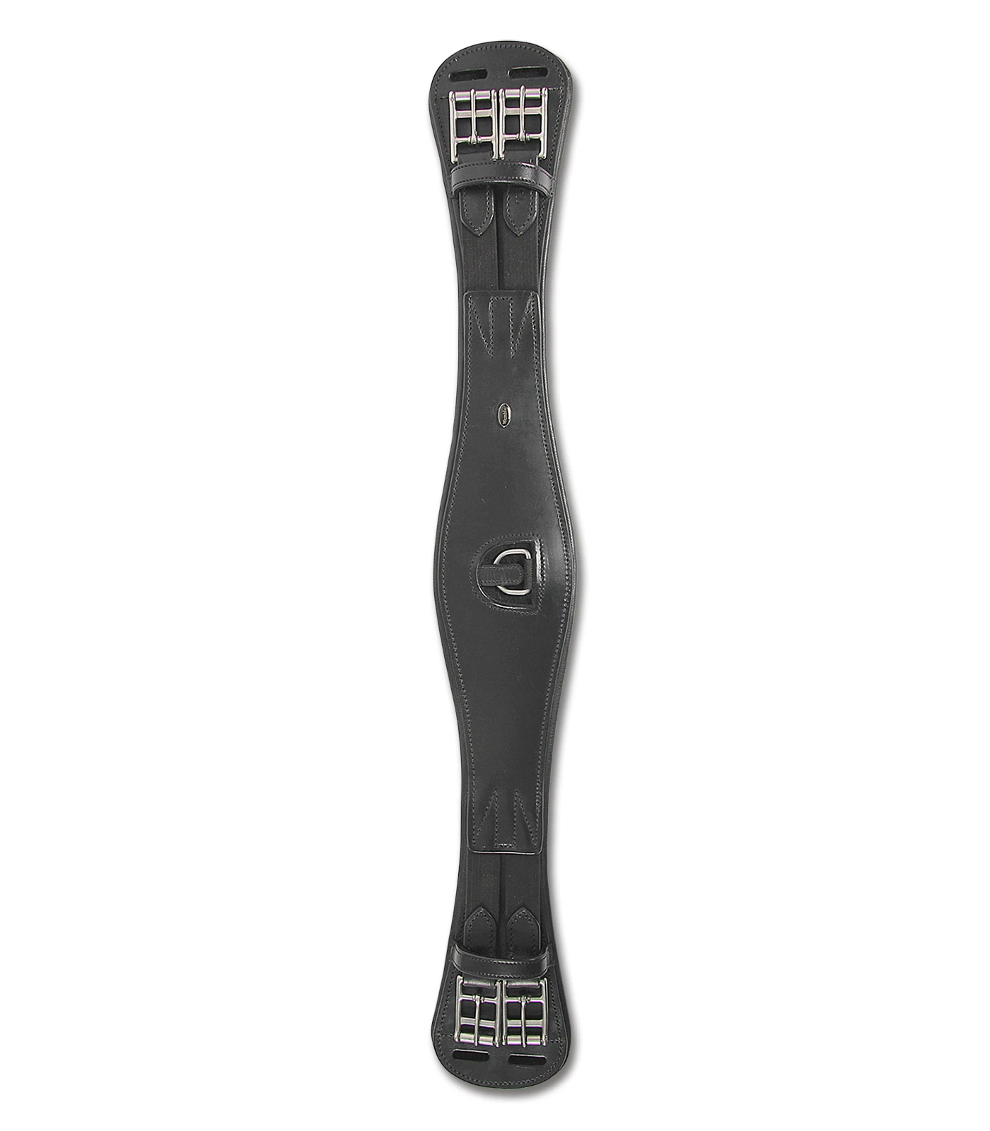 Leather Dressage Girth - with elastic