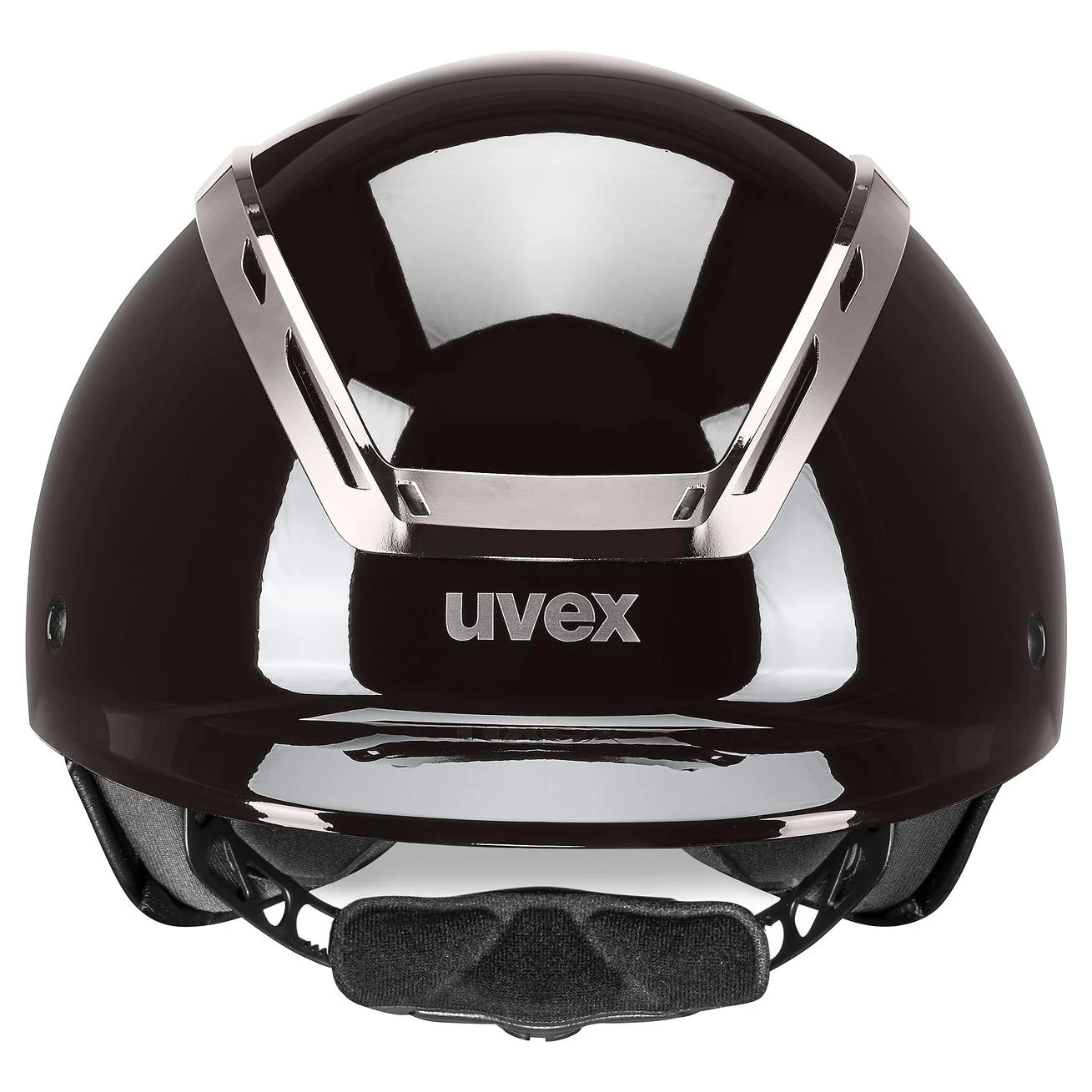uvex riding helmet EXXEED SHINY CHROME