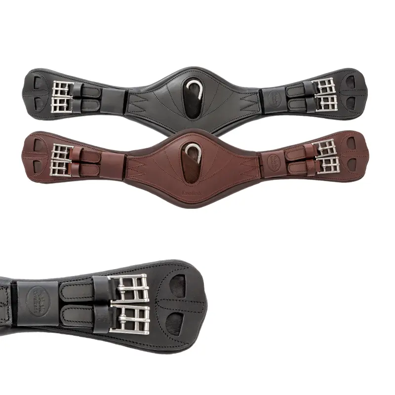 Shortgirth oiled leather JULIUS with elastic