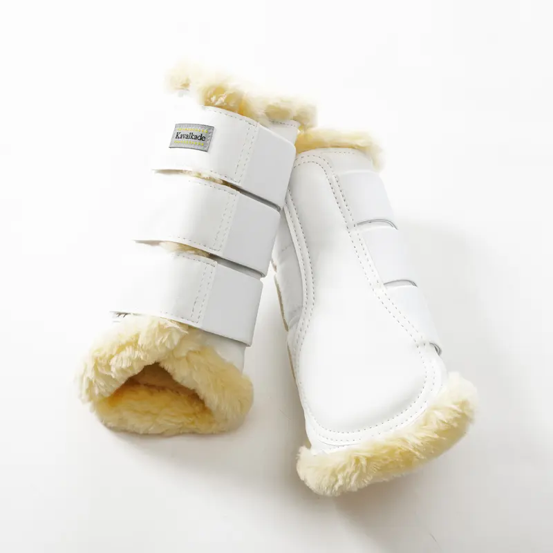 Tendon boots SHOW fake fur