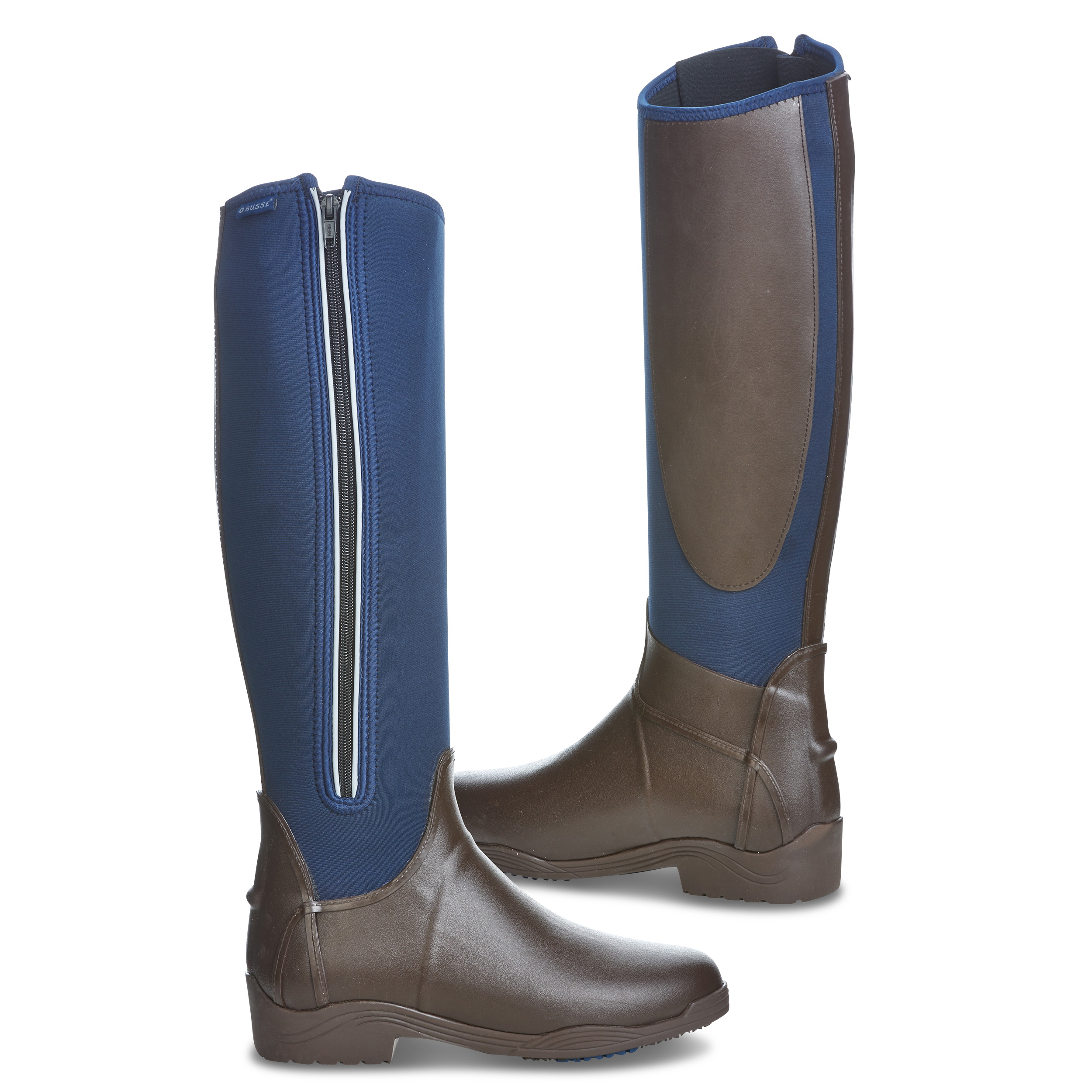 BUSSE Reit-Mud Boots CALGARY, braun/navy