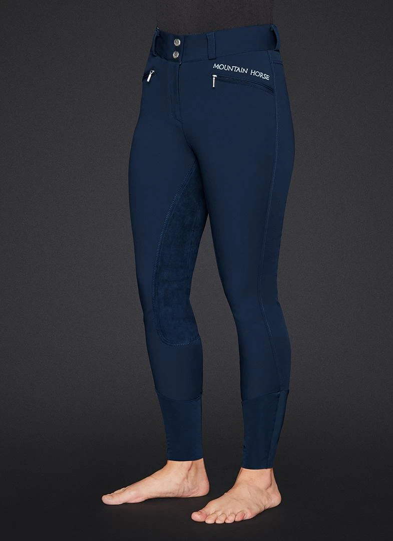 Damen Vollbesatz Reithose DIANA BREECHES Kunstleder