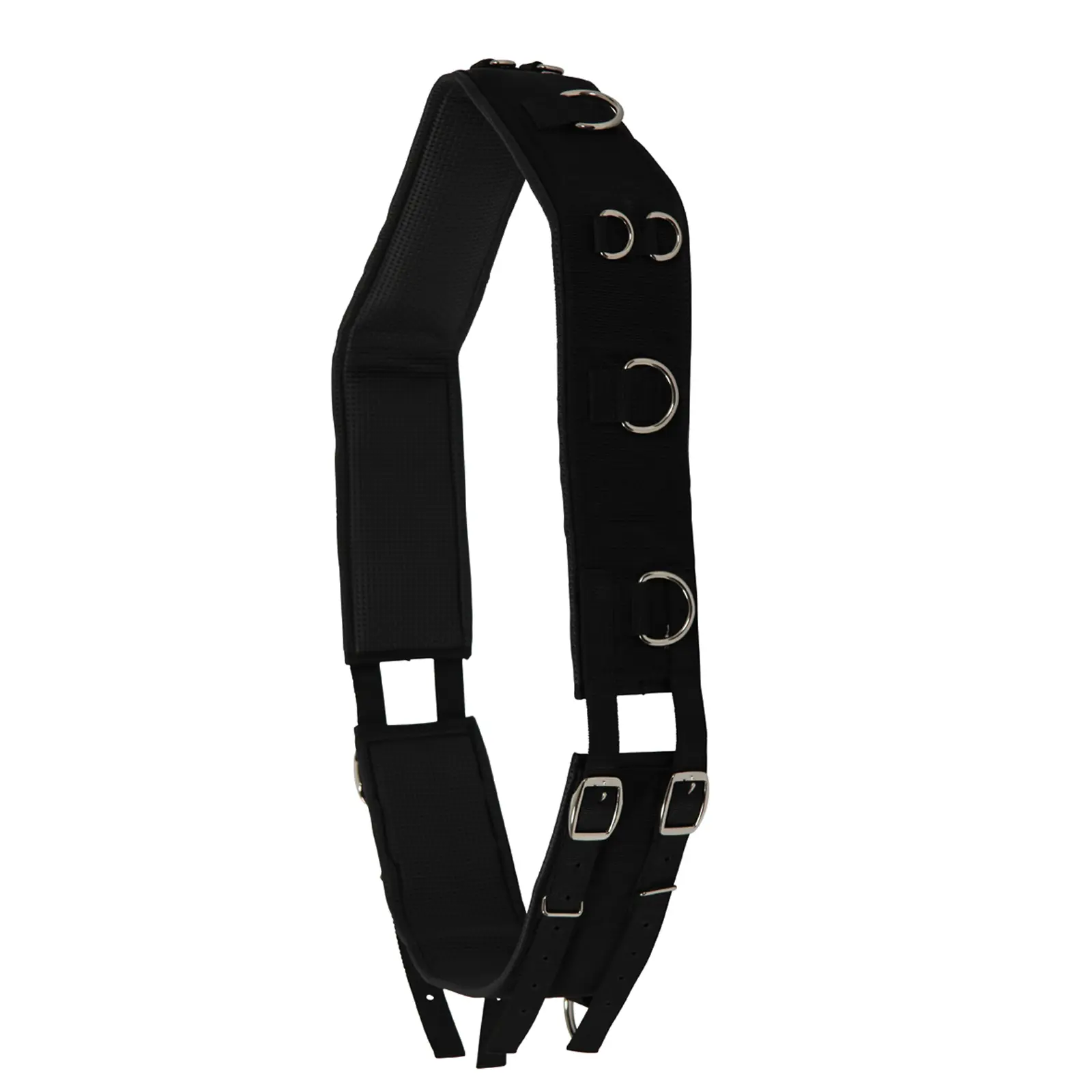 Waldhausen Longiergurt Nylon, Warmblut, schwarz