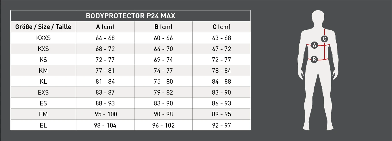 SWING body protector P24 Max, children