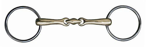 Unterlegtrense, doppelt gebrochen, Argentan,14 mm