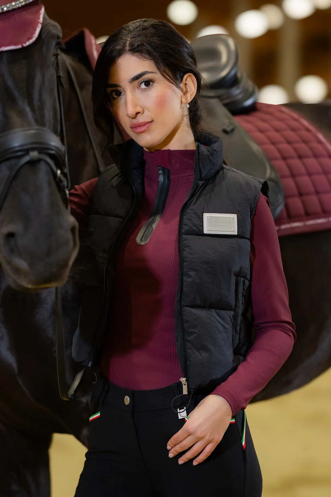 Damen Funktionsshirt LIVIGNO RIBBED