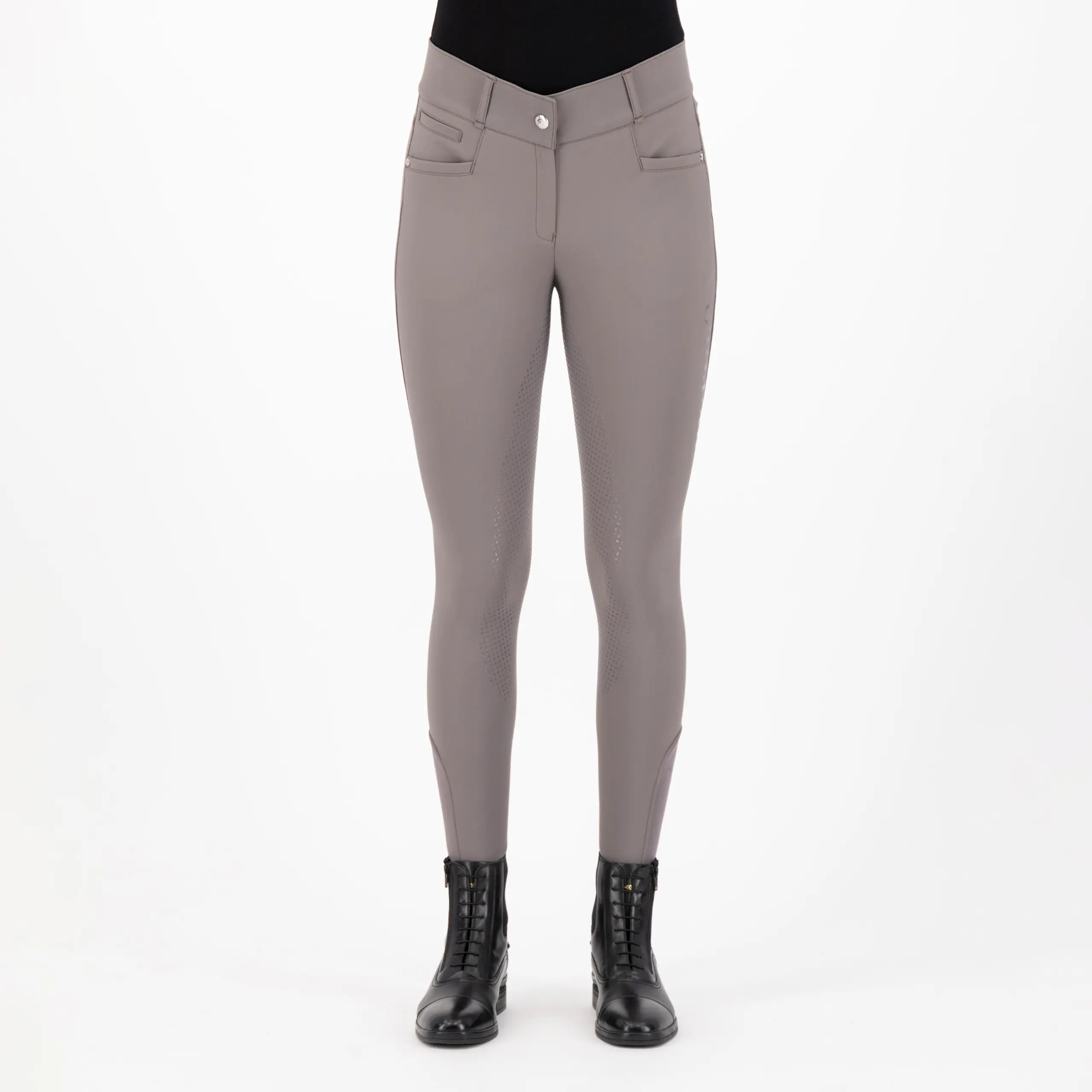 Damen Vollbesatz Reithose HVPFavourite Midwaist FullGrip