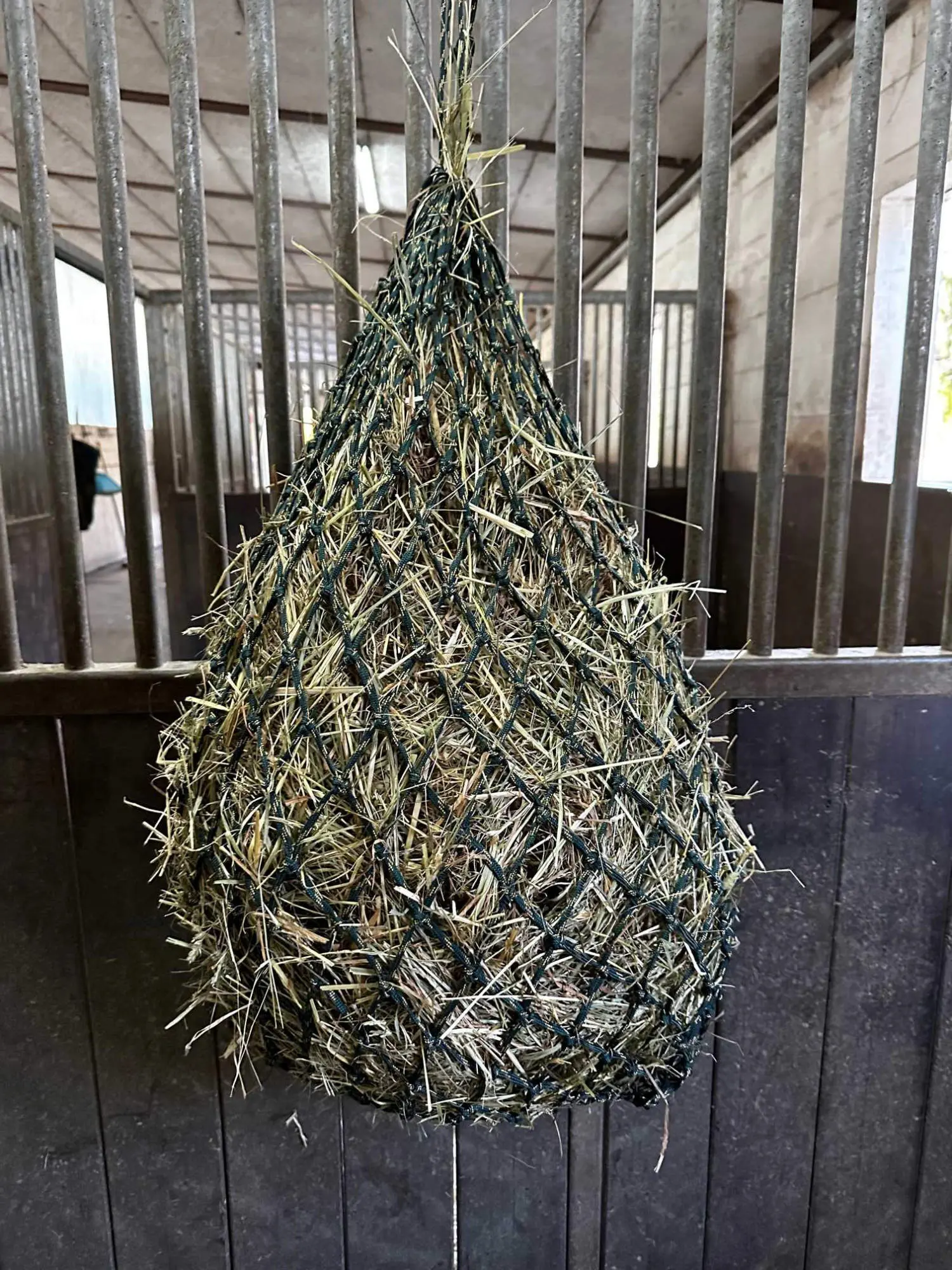 Hay net with Glitter, 5 x 5 cm, flat lacing