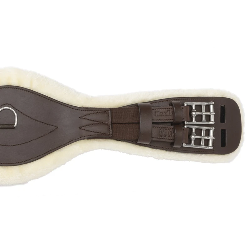 Kurzgurt geöltes Leder "Comfort"-Kunstfell-Elast