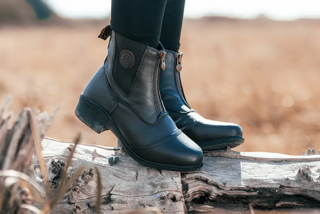 Damen Reitstiefelette VEGANZA FRONT ZIP PADDOCK