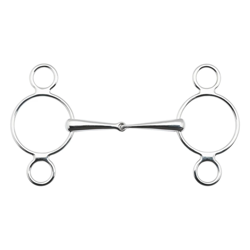 BUSSE 3-Ring-Snaffle Bit EDELSTAHL, 16 mm