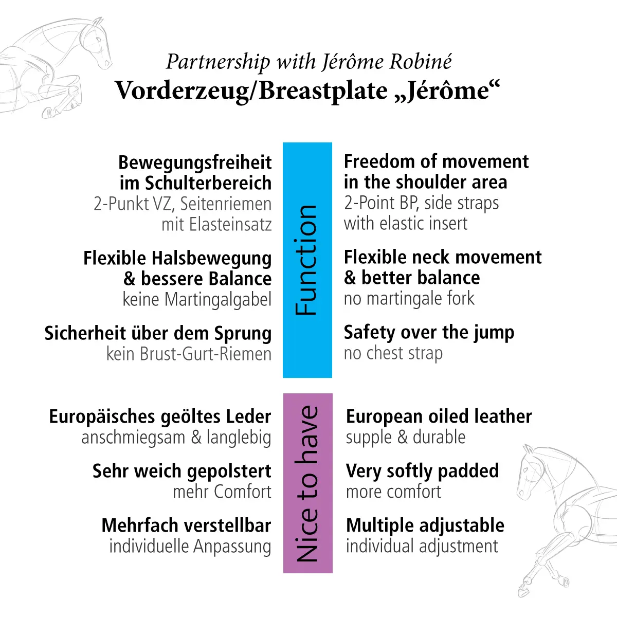 Vorderzeug "Jerome" 2-Pk.