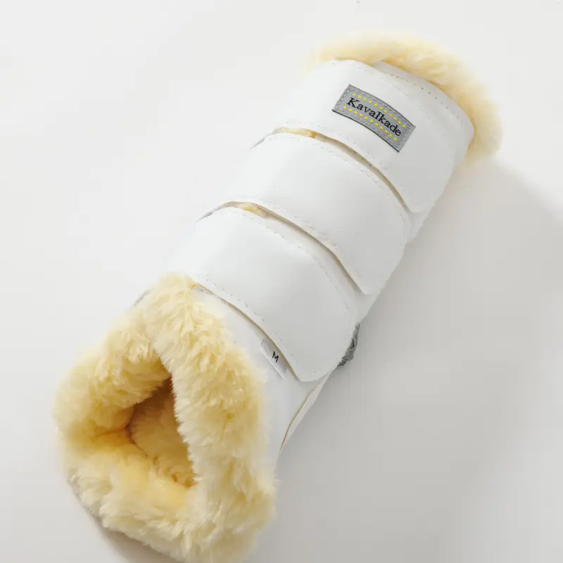 Tendon boots SHOW fake fur