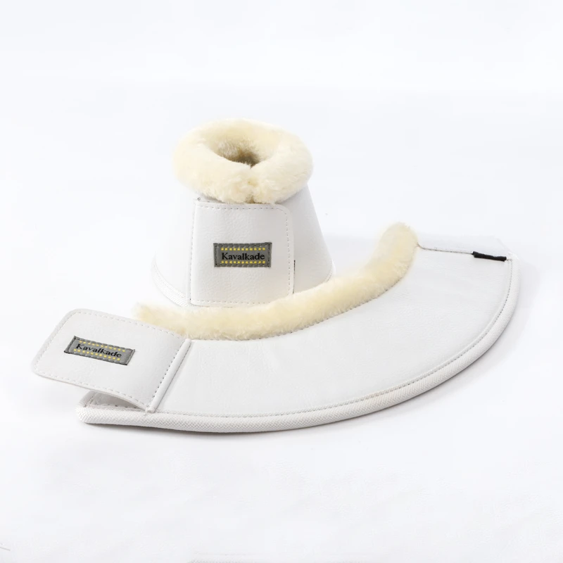 synthetic leather overreach boots - faux fur brim