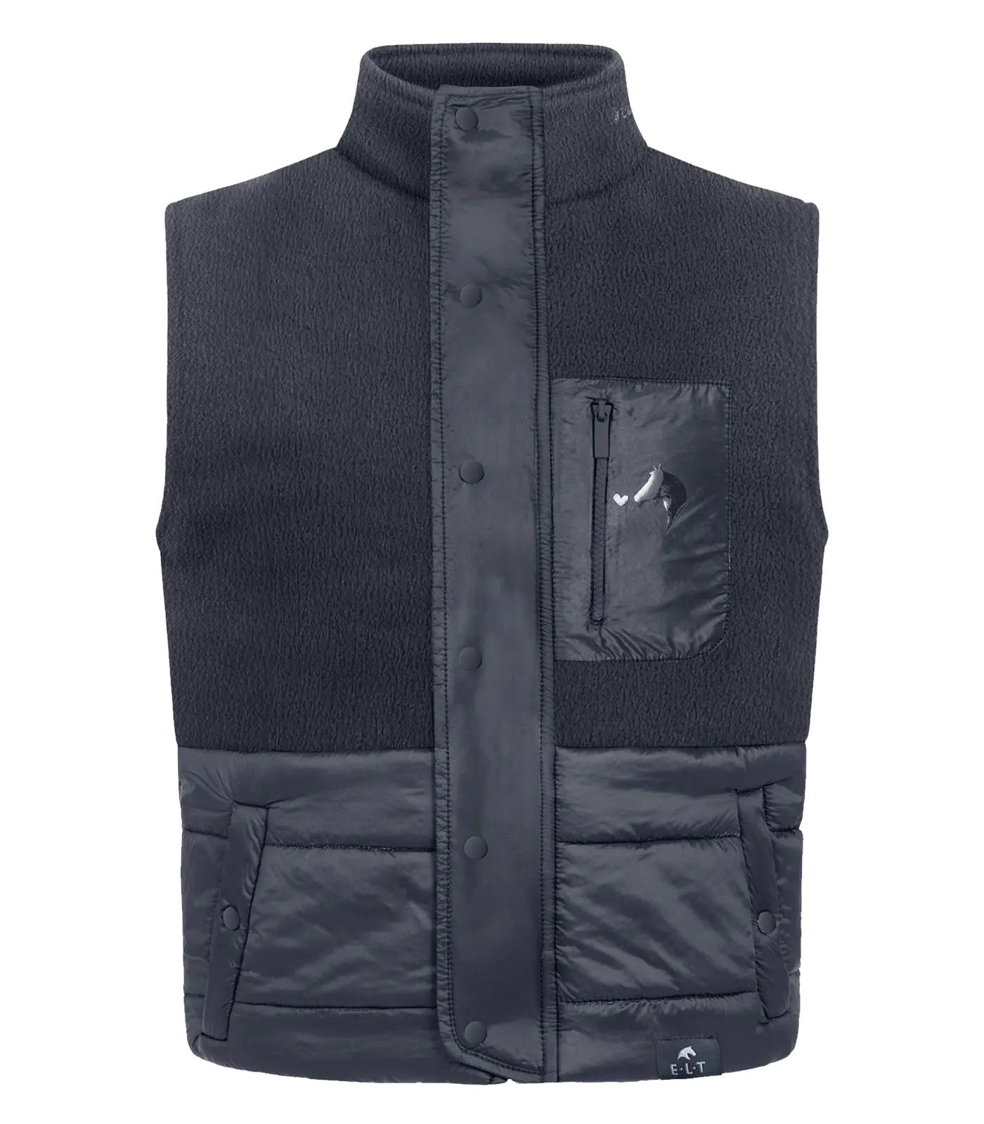 LUCKY MILU quilted gilet, kids