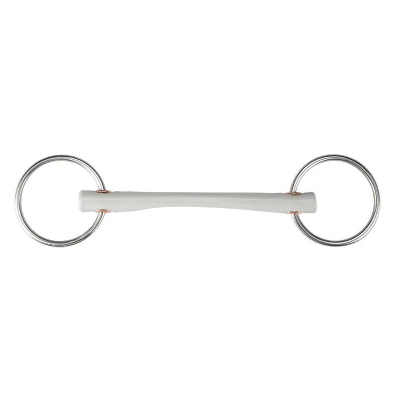 beris Loose Ring Snaffle Bit with Comfort Bar, thin, ring 7.5cm