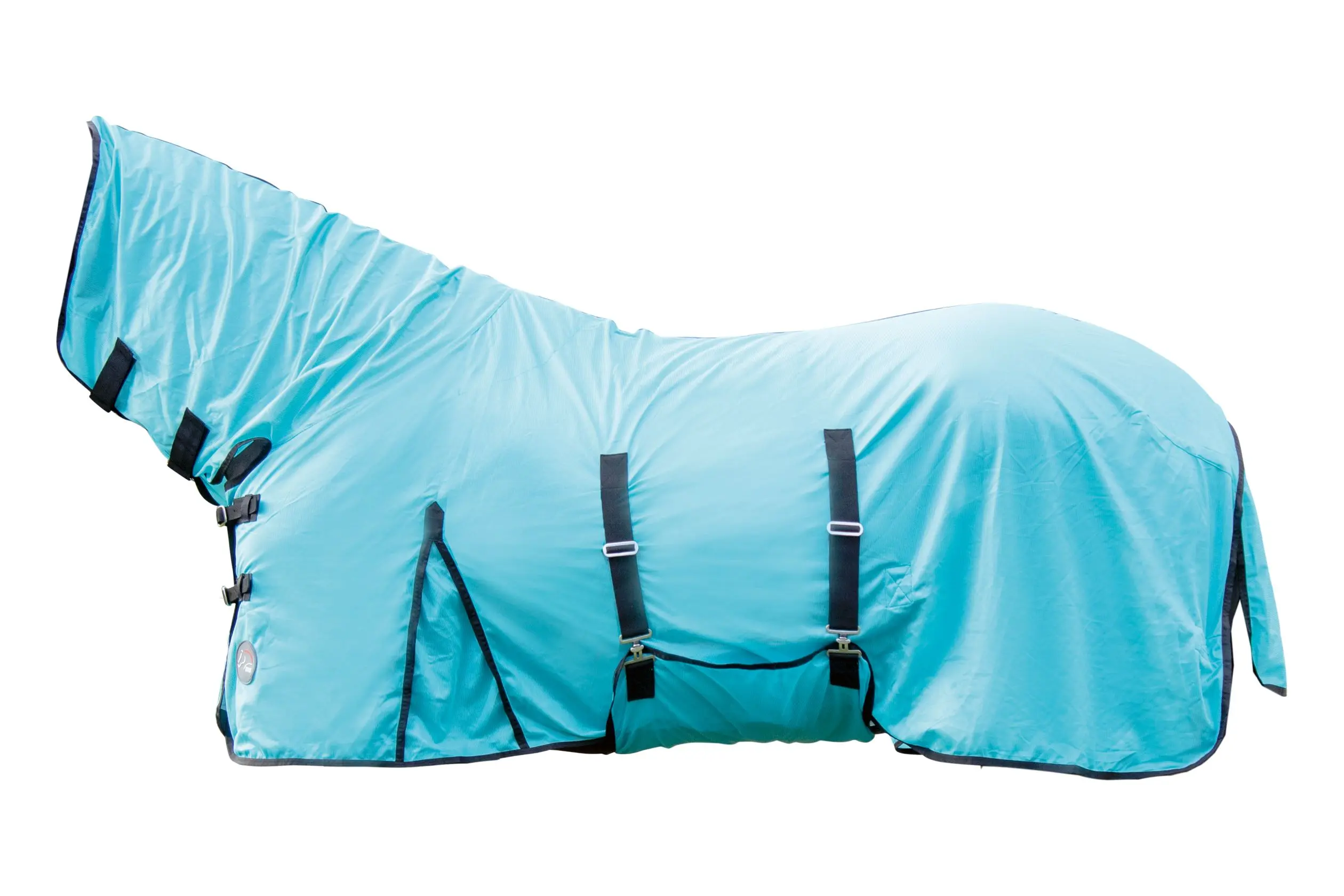 HKM Fly rug with neck -AQUA-