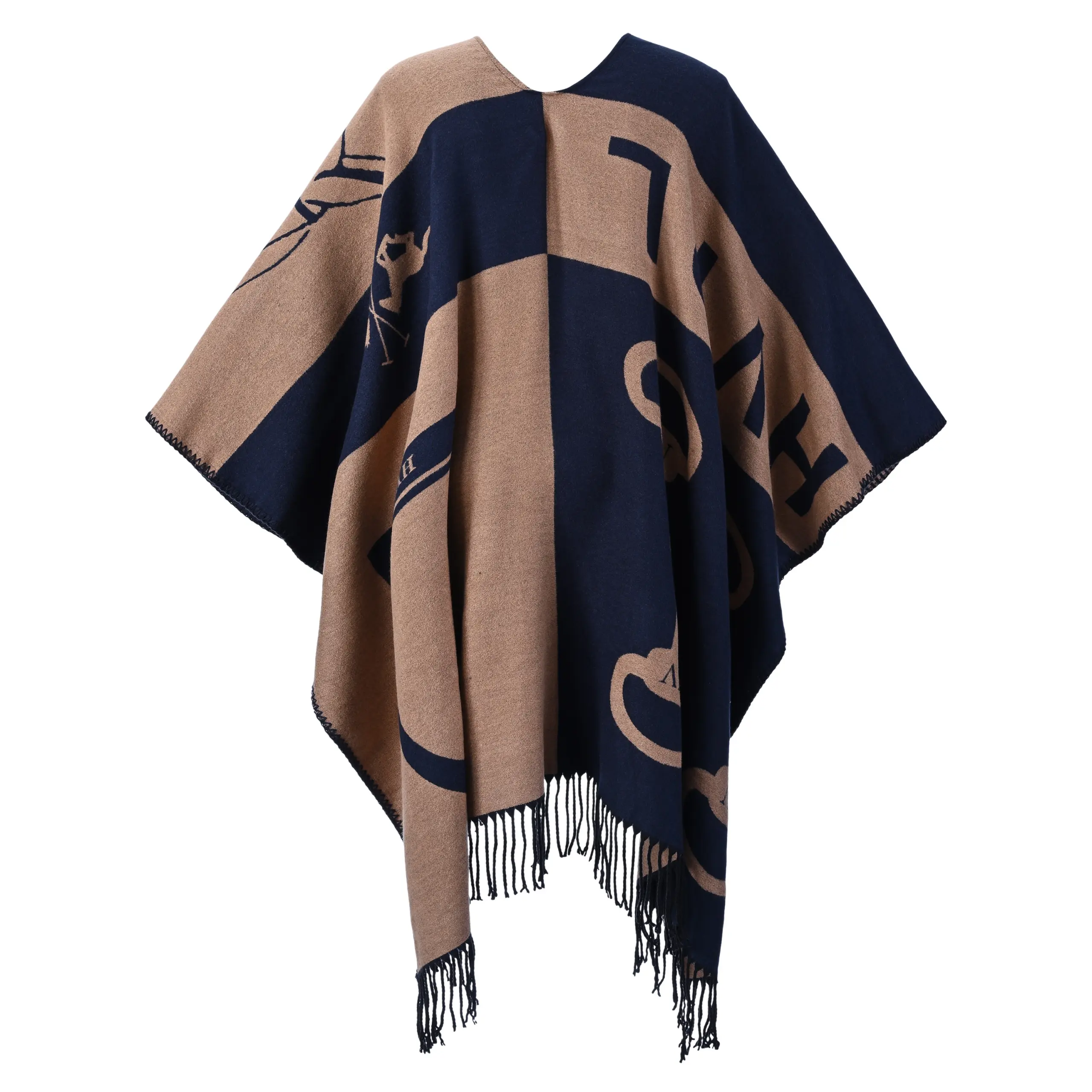 Damen Poncho HVPNanda