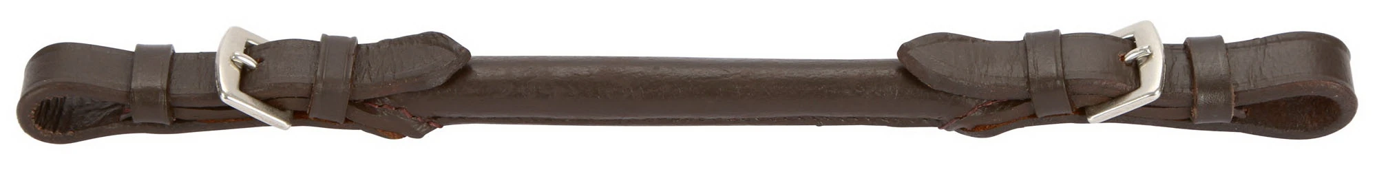 Holding leather strap, roundly stiched, 30 cm