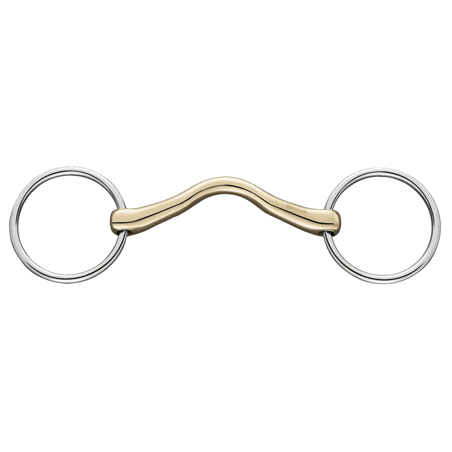 SPRENGER KK CM mullen mouth snaffle (Aurigan) 16mm with stainless steel side parts