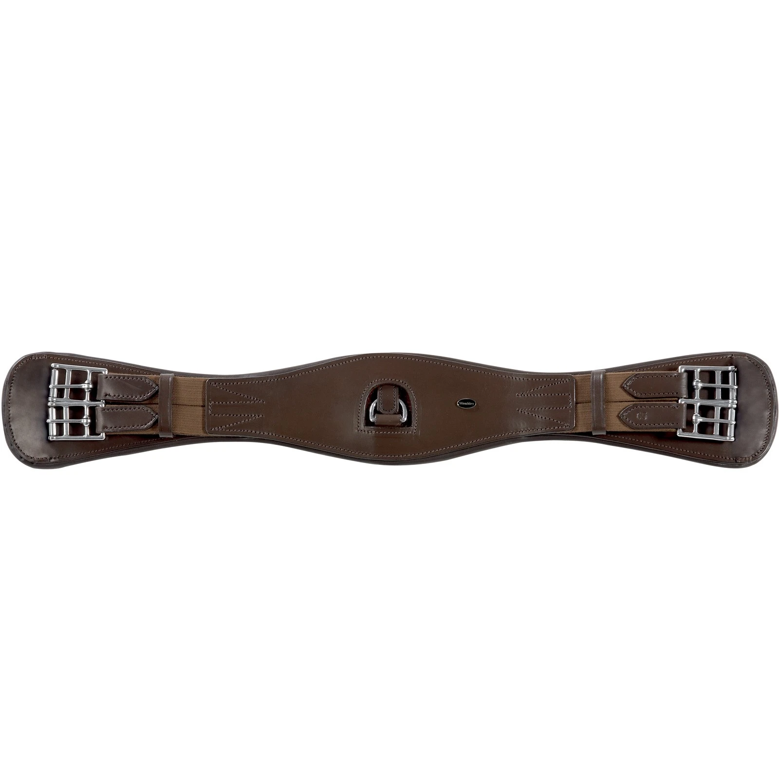 Leather Dressage Girth - with elastic