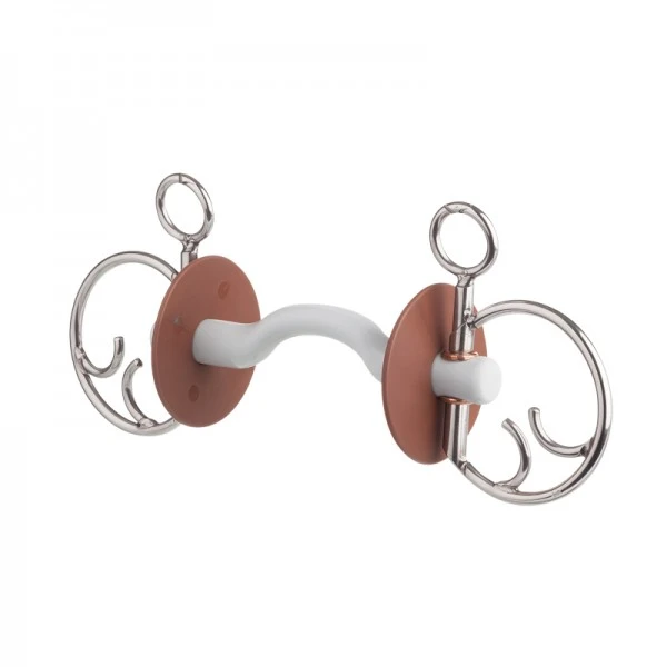 beris Kimblewick Bit with Tongue Port Bar