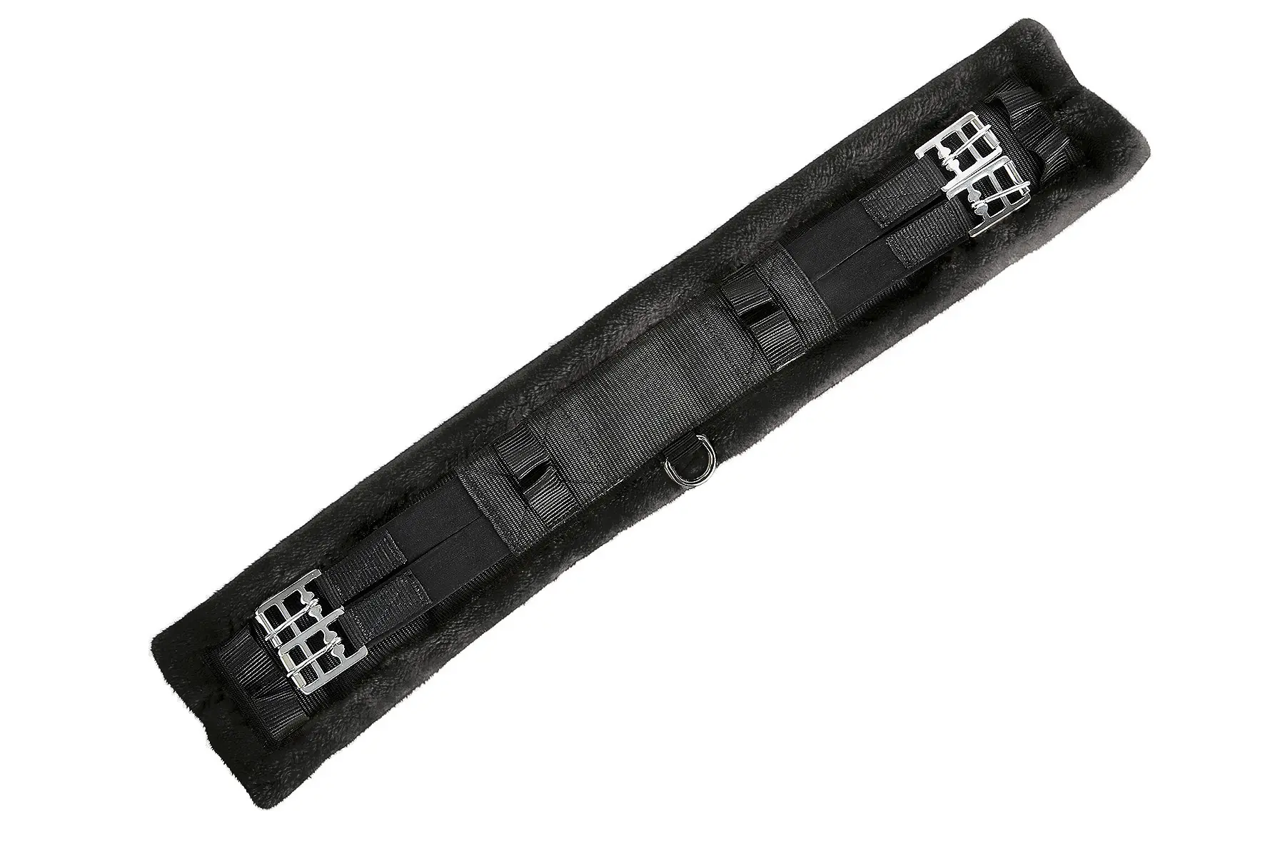 USG Nylon dressage girth with fake fur padding