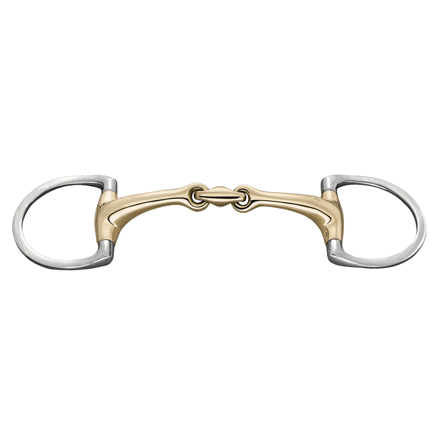 DYNAMIC RS Olivenkopfgebiss mit D-förmigem Ring 14 mm