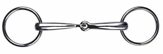 HKM Loose ring snaffle stainless steel, 14 mm