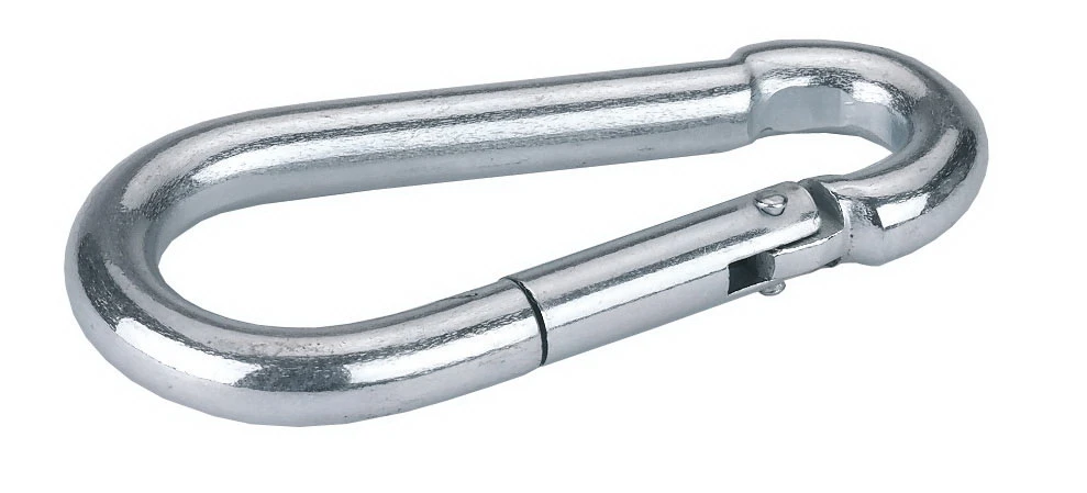 Carabine hooks galvanized 8x80mm