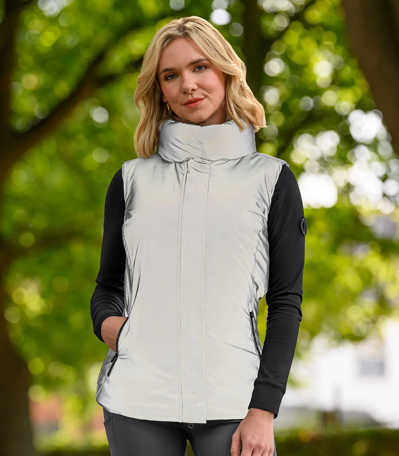 Reflektierende Damen Reitweste
