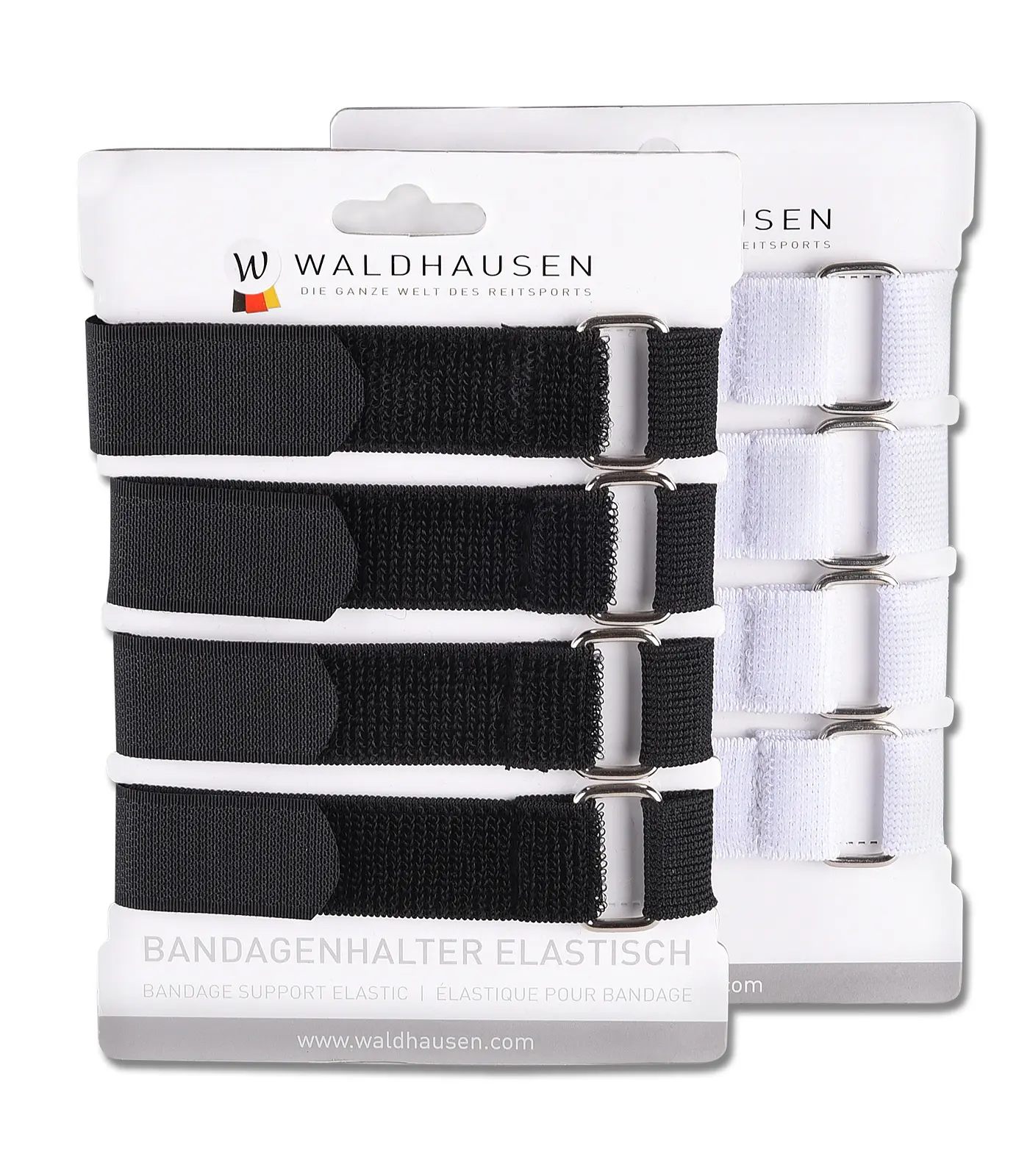 Elasticated bandage straps, set of 4