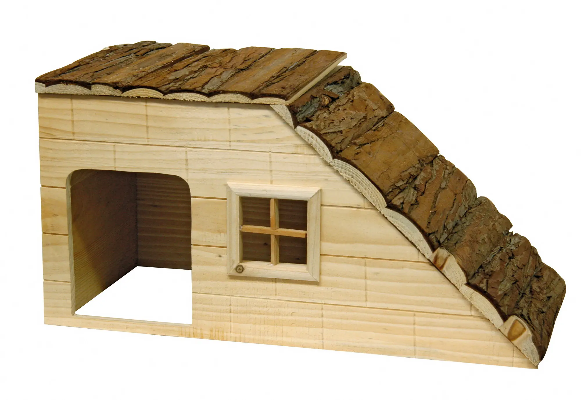NATURE Häuschen m. Rampe 50 x 25 x 25 cm
