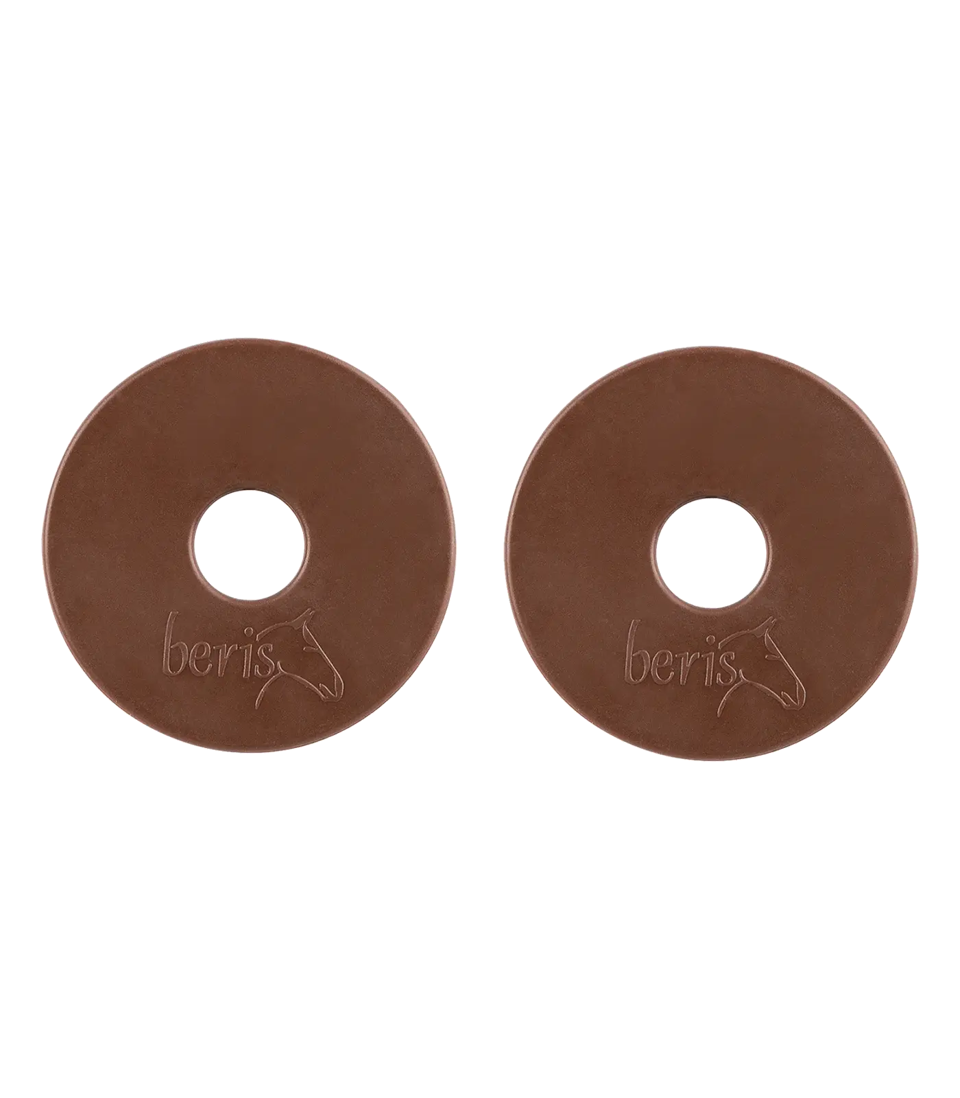 beris rubber Bit Guards, brown, pair