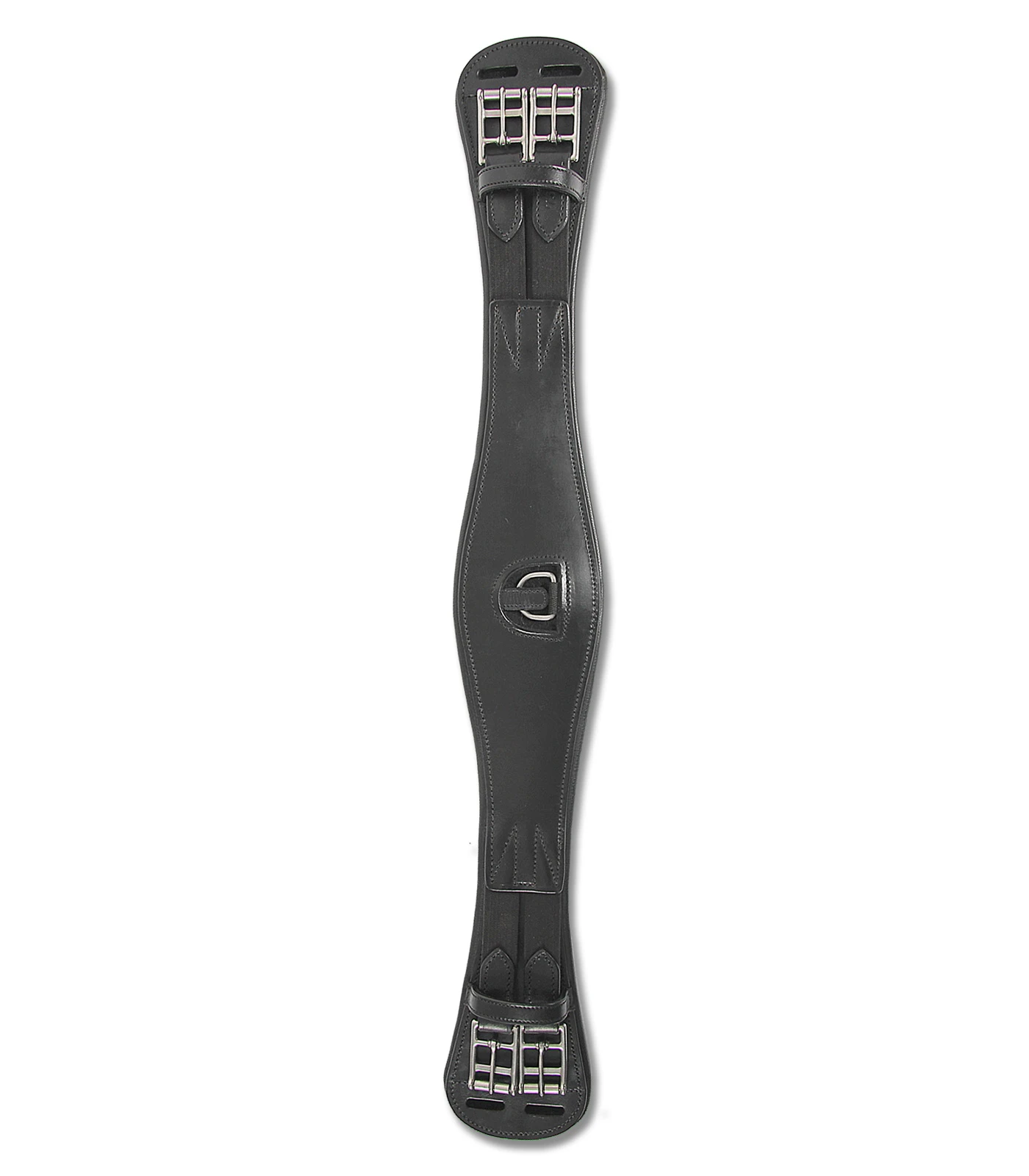 Leather Dressage Girth - with elastic