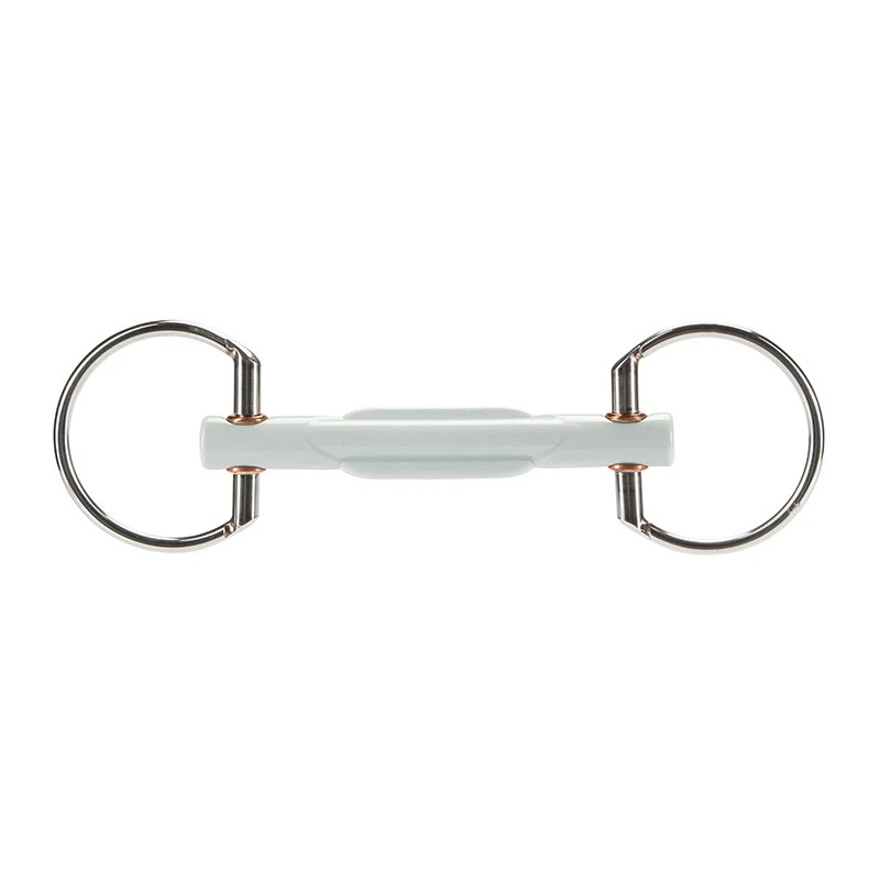 Olivenkopfgebiss Schmetterlingstange, Ring 6 cm, 130mm, sof