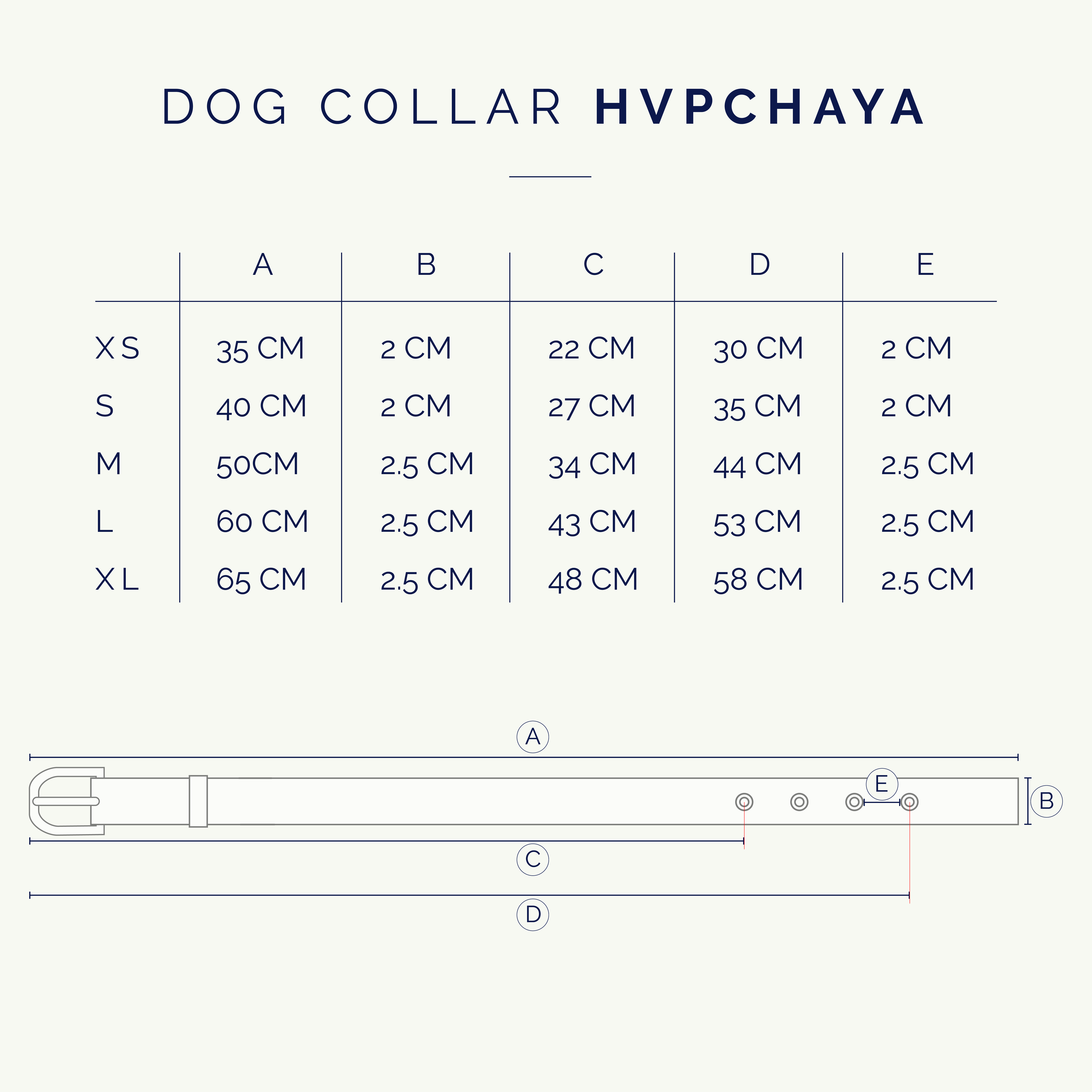 Hundehalsband HVPChaya Sommer 2026